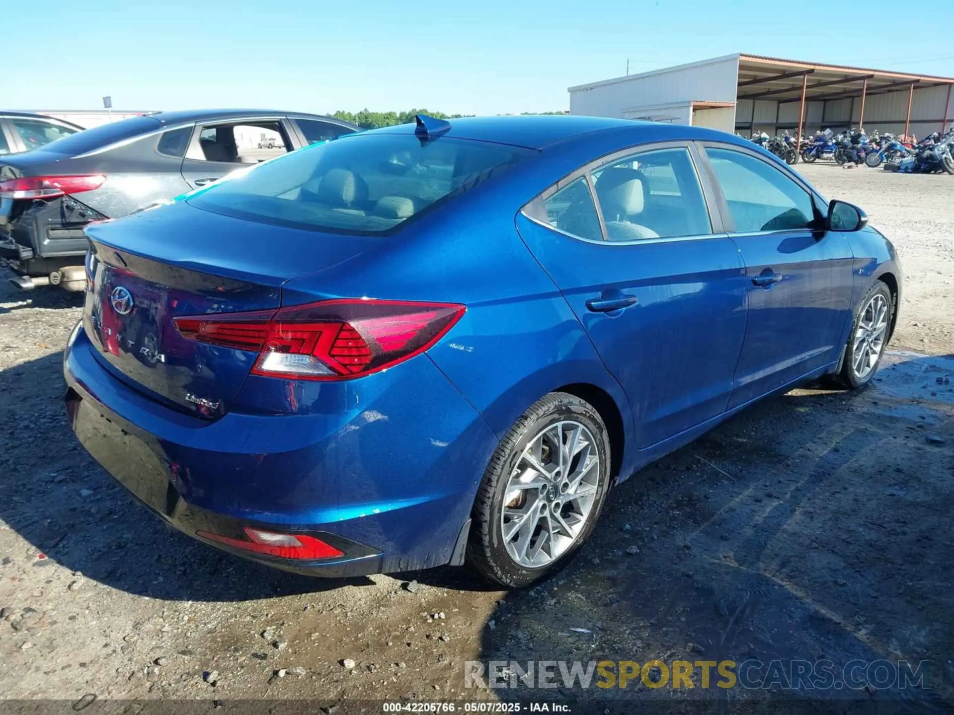 4 fotografías del automóvil dañado 5NPD84LFXLH566501 HYUNDAI ELANTRA 2020