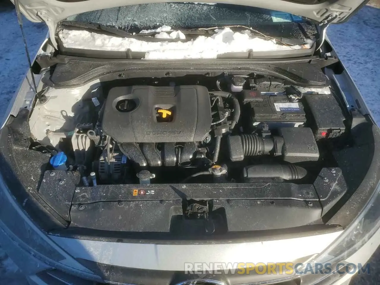 11 fotografías del automóvil dañado 5NPD84LFXLH569981 HYUNDAI ELANTRA 2020