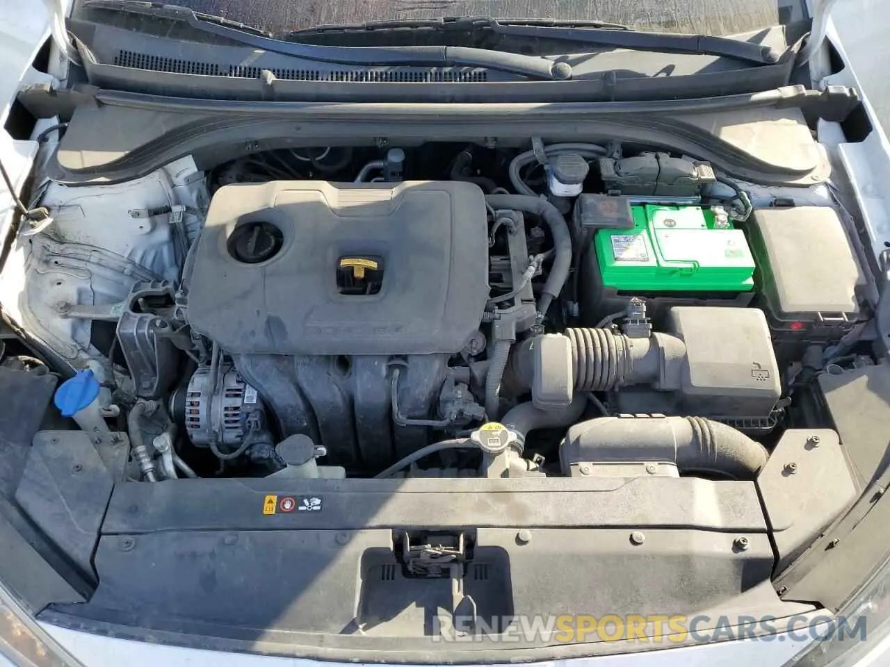 11 fotografías del automóvil dañado 5NPD84LFXLH577336 HYUNDAI ELANTRA 2020