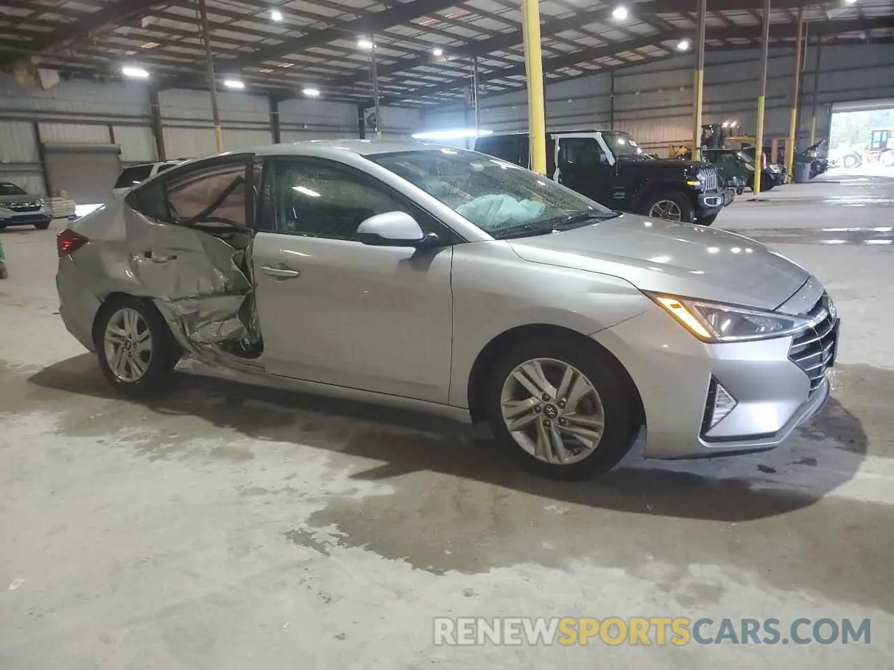 4 fotografías del automóvil dañado 5NPD84LFXLH578745 HYUNDAI ELANTRA 2020