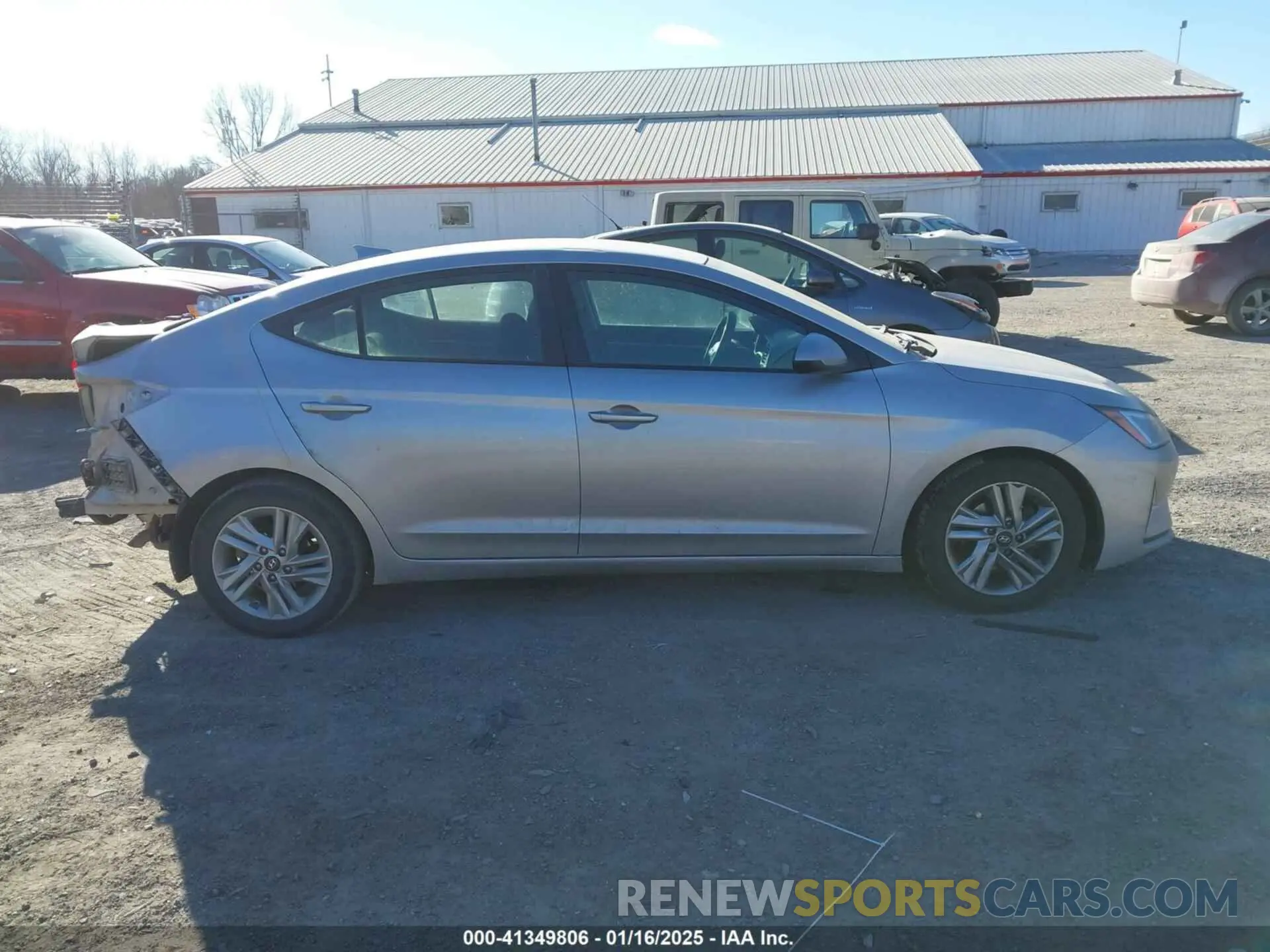 14 fotografías del automóvil dañado 5NPD84LFXLH580401 HYUNDAI ELANTRA 2020