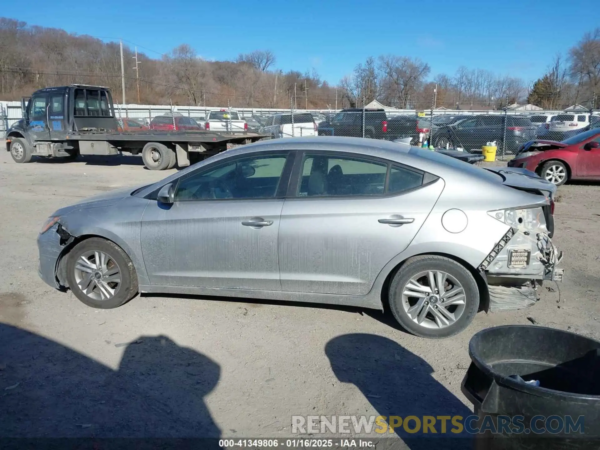 15 fotografías del automóvil dañado 5NPD84LFXLH580401 HYUNDAI ELANTRA 2020