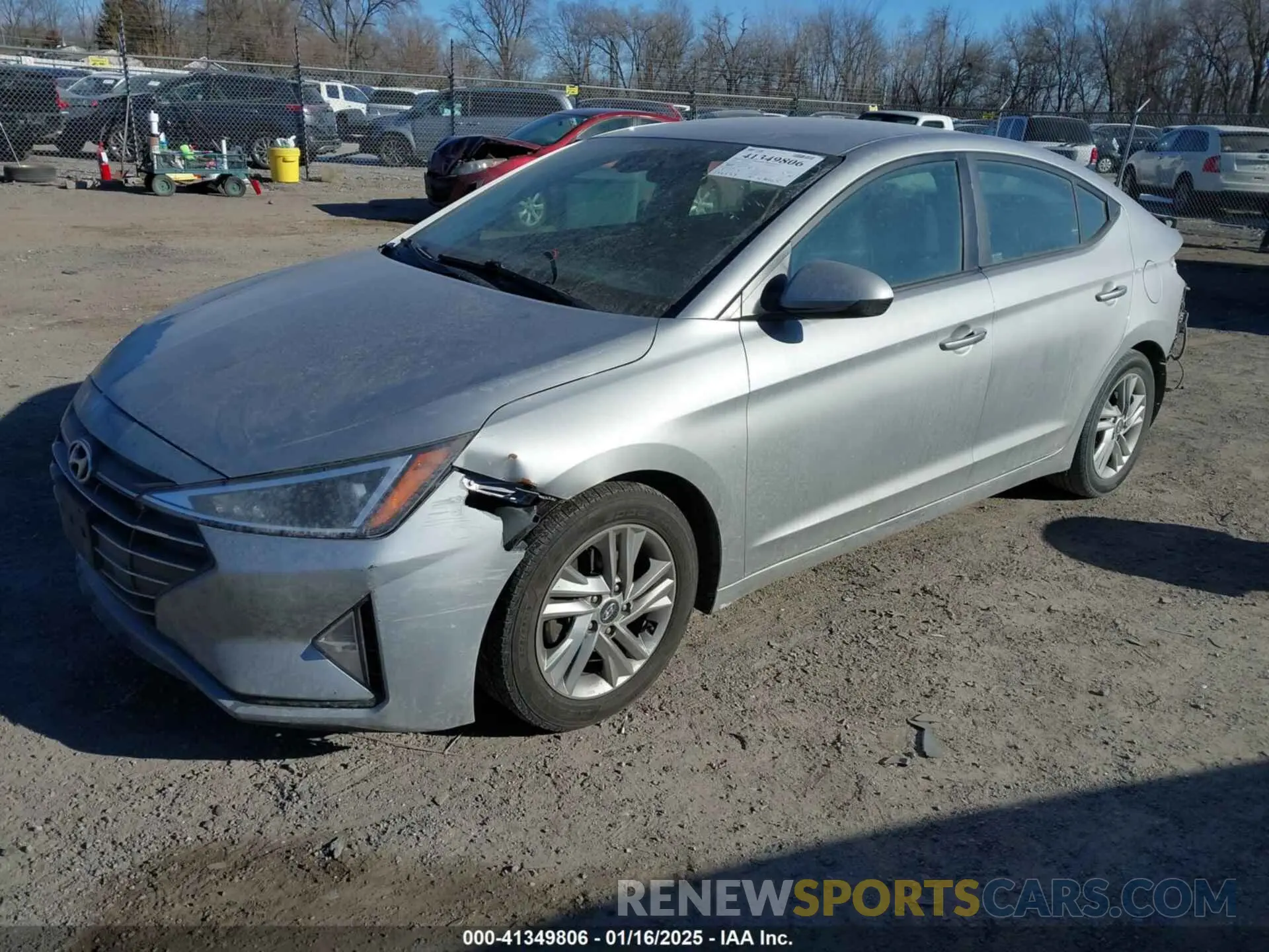 2 fotografías del automóvil dañado 5NPD84LFXLH580401 HYUNDAI ELANTRA 2020