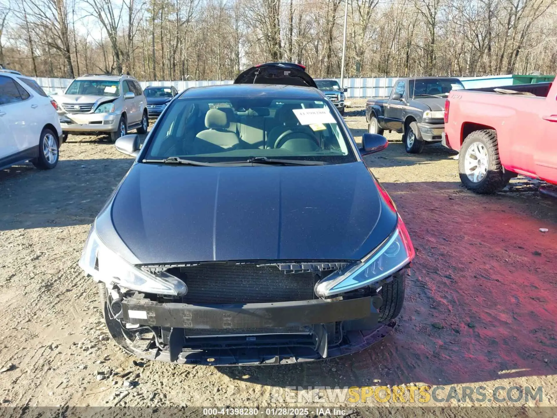 12 fotografías del automóvil dañado 5NPD84LFXLH582424 HYUNDAI ELANTRA 2020