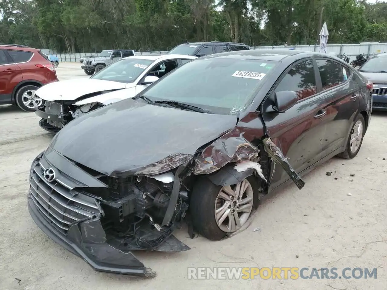 1 fotografías del automóvil dañado 5NPD84LFXLH583511 HYUNDAI ELANTRA 2020