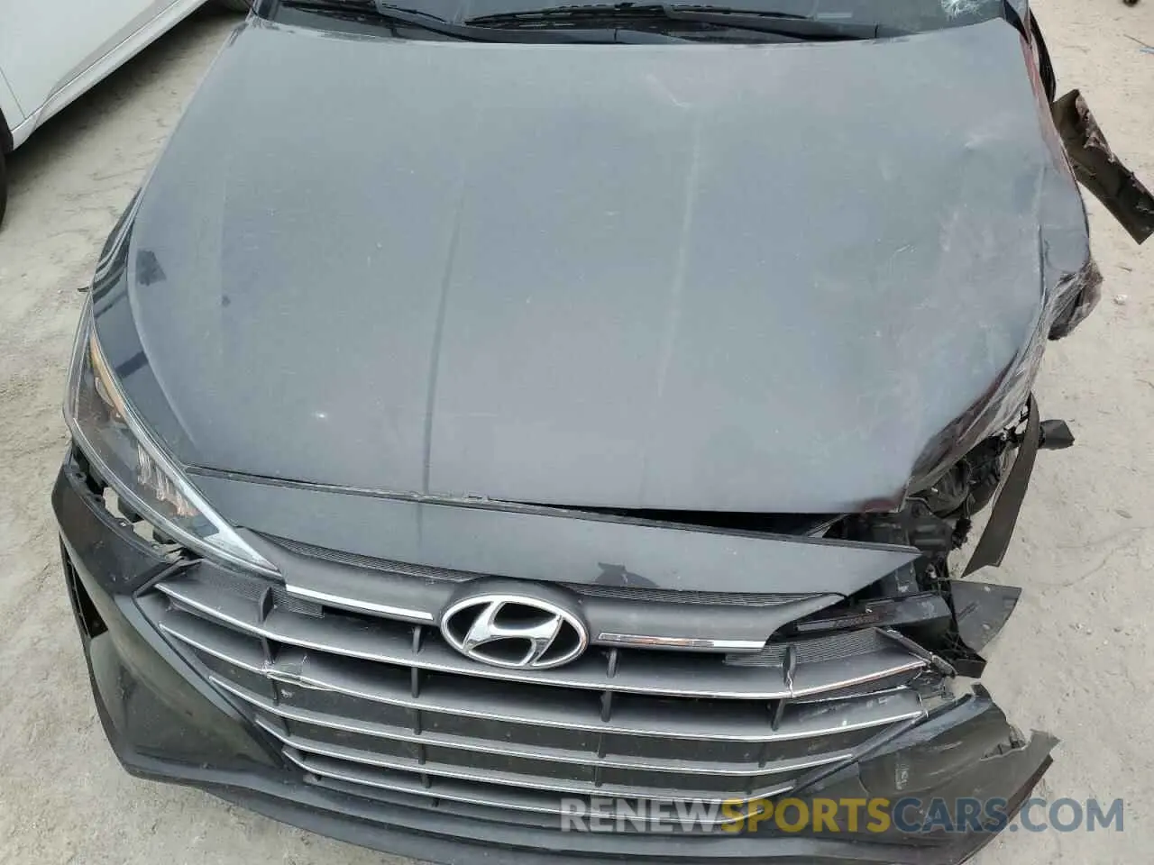11 fotografías del automóvil dañado 5NPD84LFXLH583511 HYUNDAI ELANTRA 2020