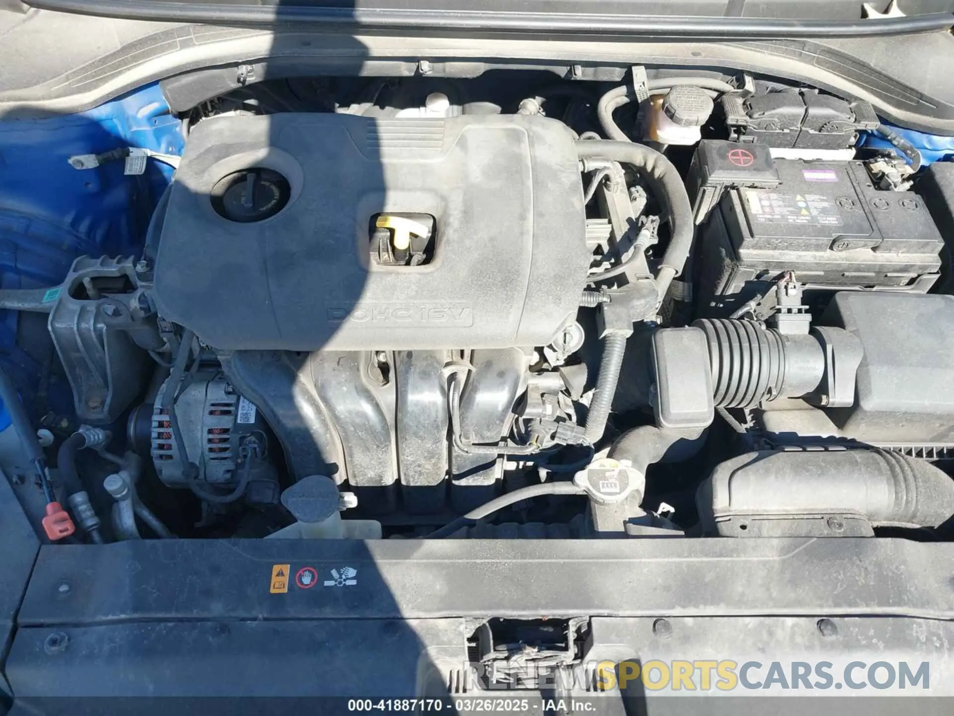 10 fotografías del automóvil dañado 5NPD84LFXLH583556 HYUNDAI ELANTRA 2020