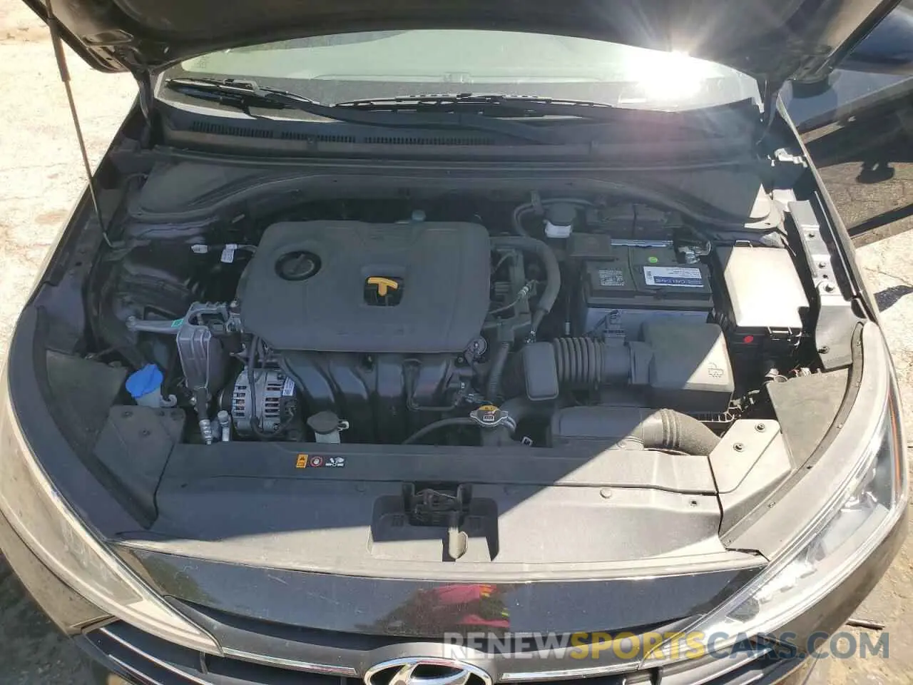 11 fotografías del automóvil dañado 5NPD84LFXLH585582 HYUNDAI ELANTRA 2020