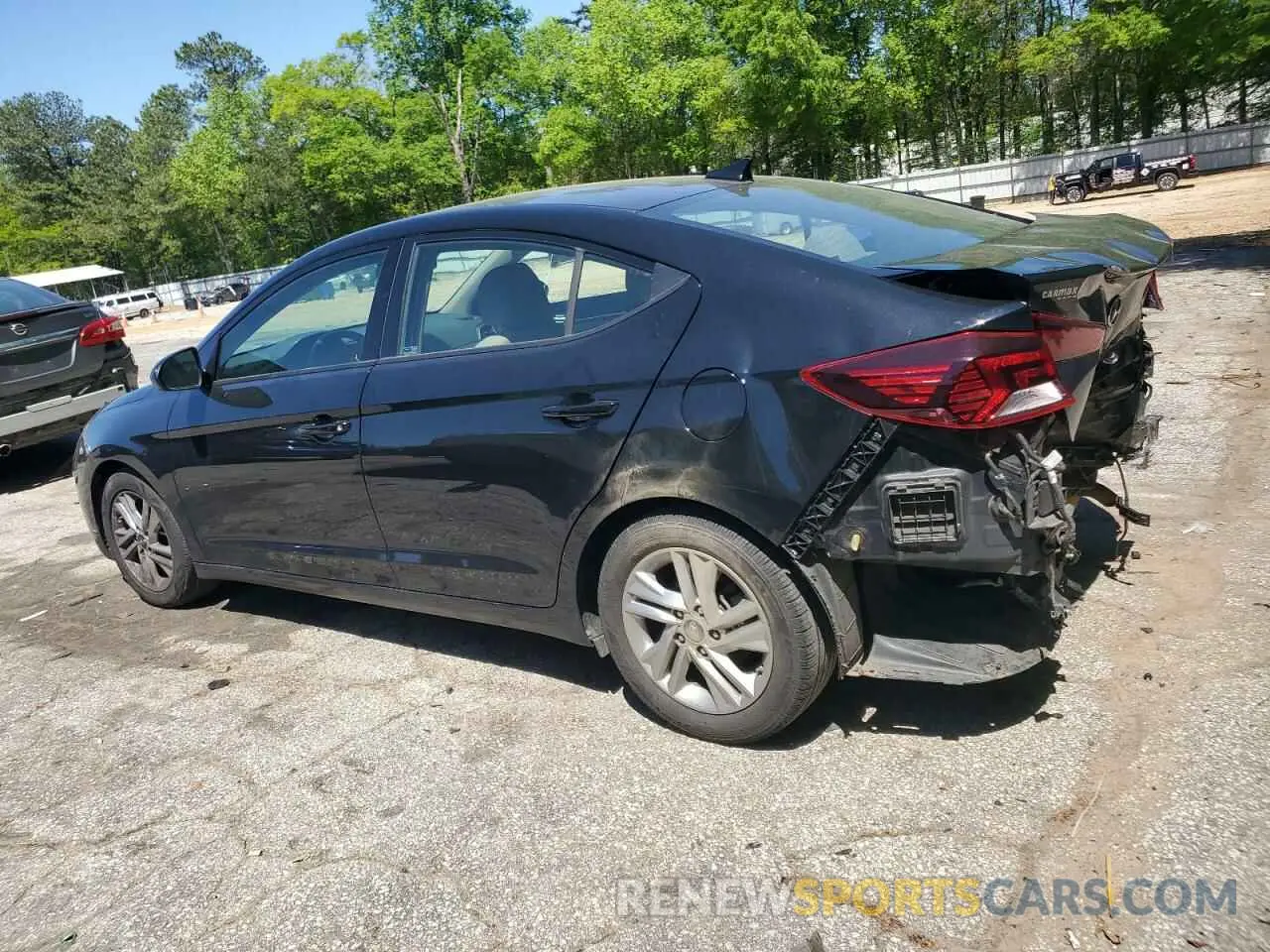 2 fotografías del automóvil dañado 5NPD84LFXLH585582 HYUNDAI ELANTRA 2020