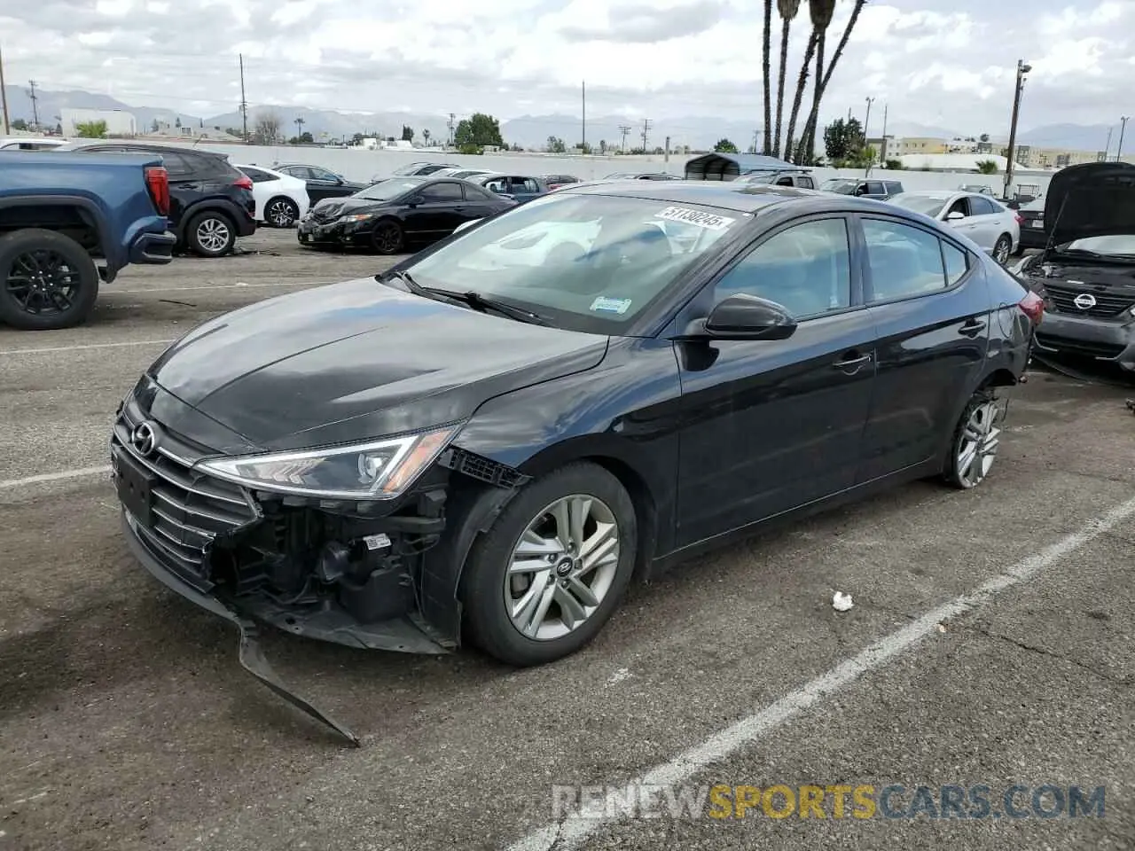 1 fotografías del automóvil dañado 5NPD84LFXLH610125 HYUNDAI ELANTRA 2020