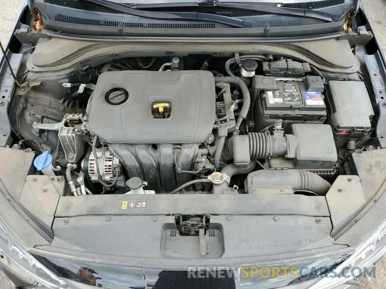11 fotografías del automóvil dañado 5NPD84LFXLH610125 HYUNDAI ELANTRA 2020