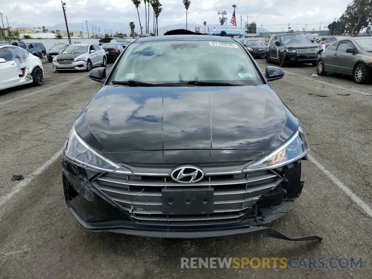 5 fotografías del automóvil dañado 5NPD84LFXLH610125 HYUNDAI ELANTRA 2020