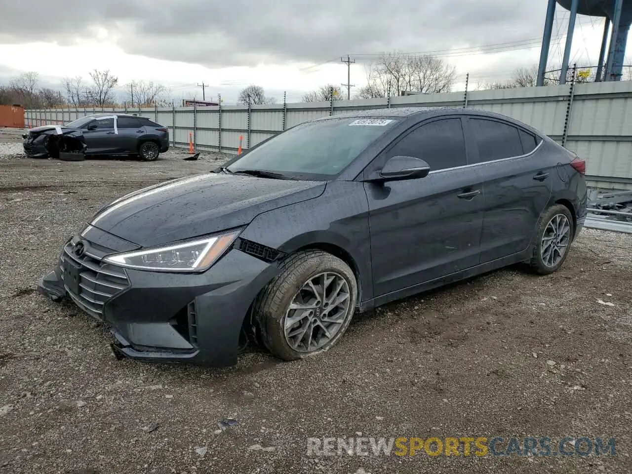 1 fotografías del automóvil dañado 5NPD84LFXLH616863 HYUNDAI ELANTRA 2020