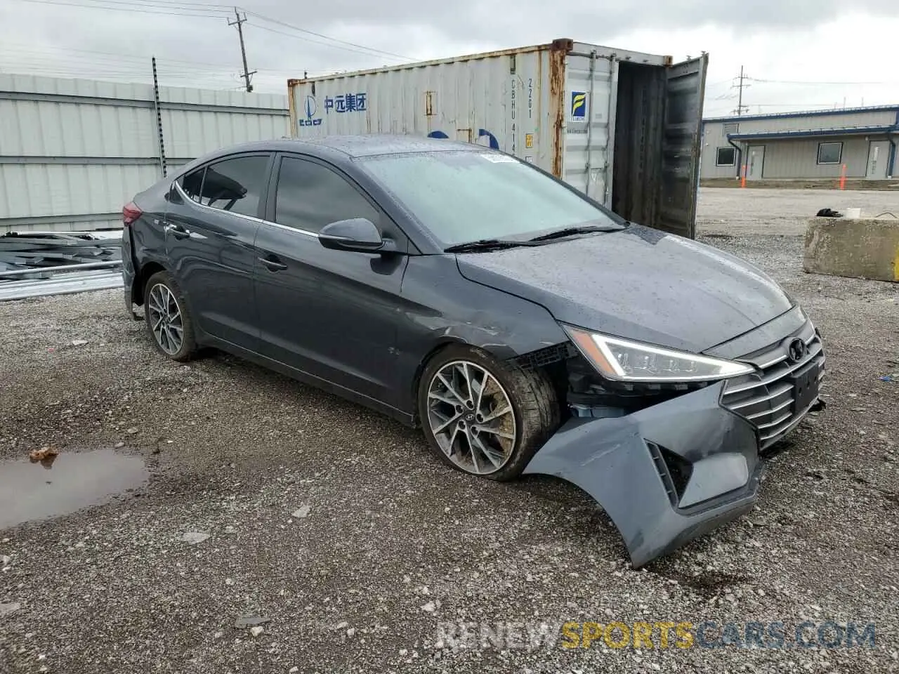 4 fotografías del automóvil dañado 5NPD84LFXLH616863 HYUNDAI ELANTRA 2020