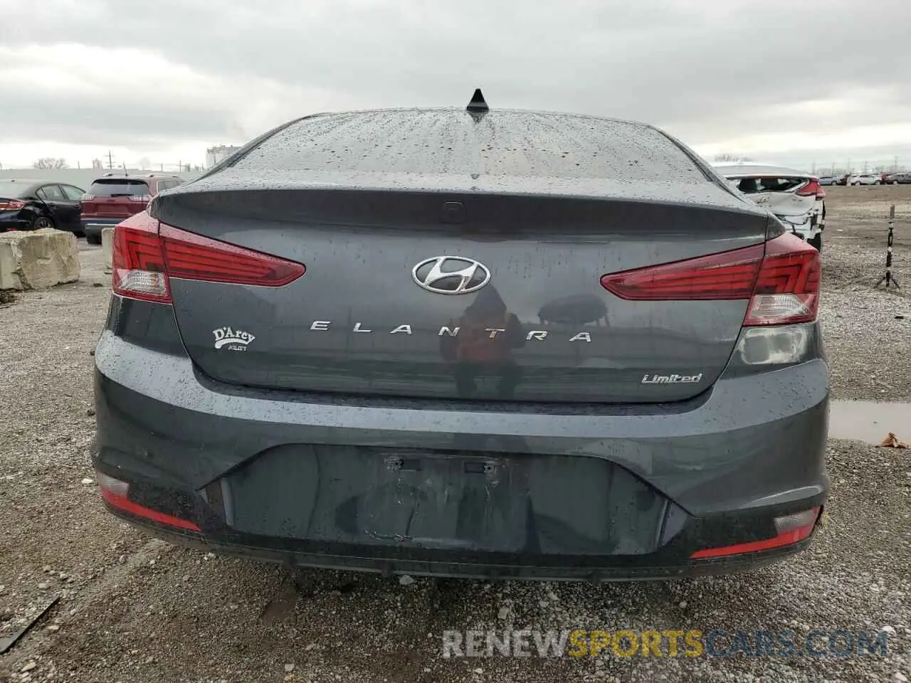6 fotografías del automóvil dañado 5NPD84LFXLH616863 HYUNDAI ELANTRA 2020