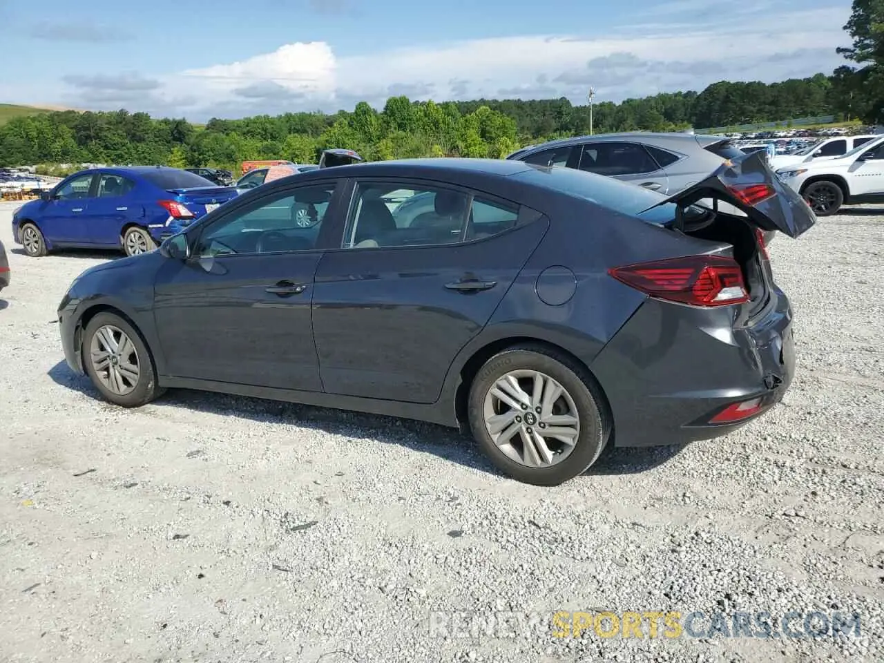 2 fotografías del automóvil dañado 5NPD84LFXLH618452 HYUNDAI ELANTRA 2020
