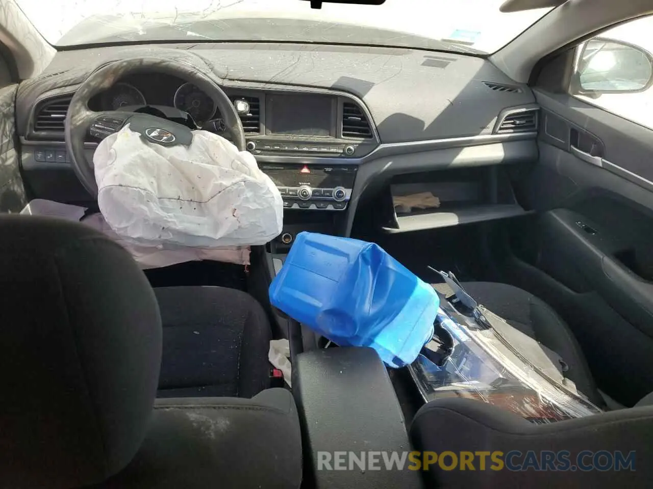 8 fotografías del automóvil dañado 5NPD84LFXLH621593 HYUNDAI ELANTRA 2020