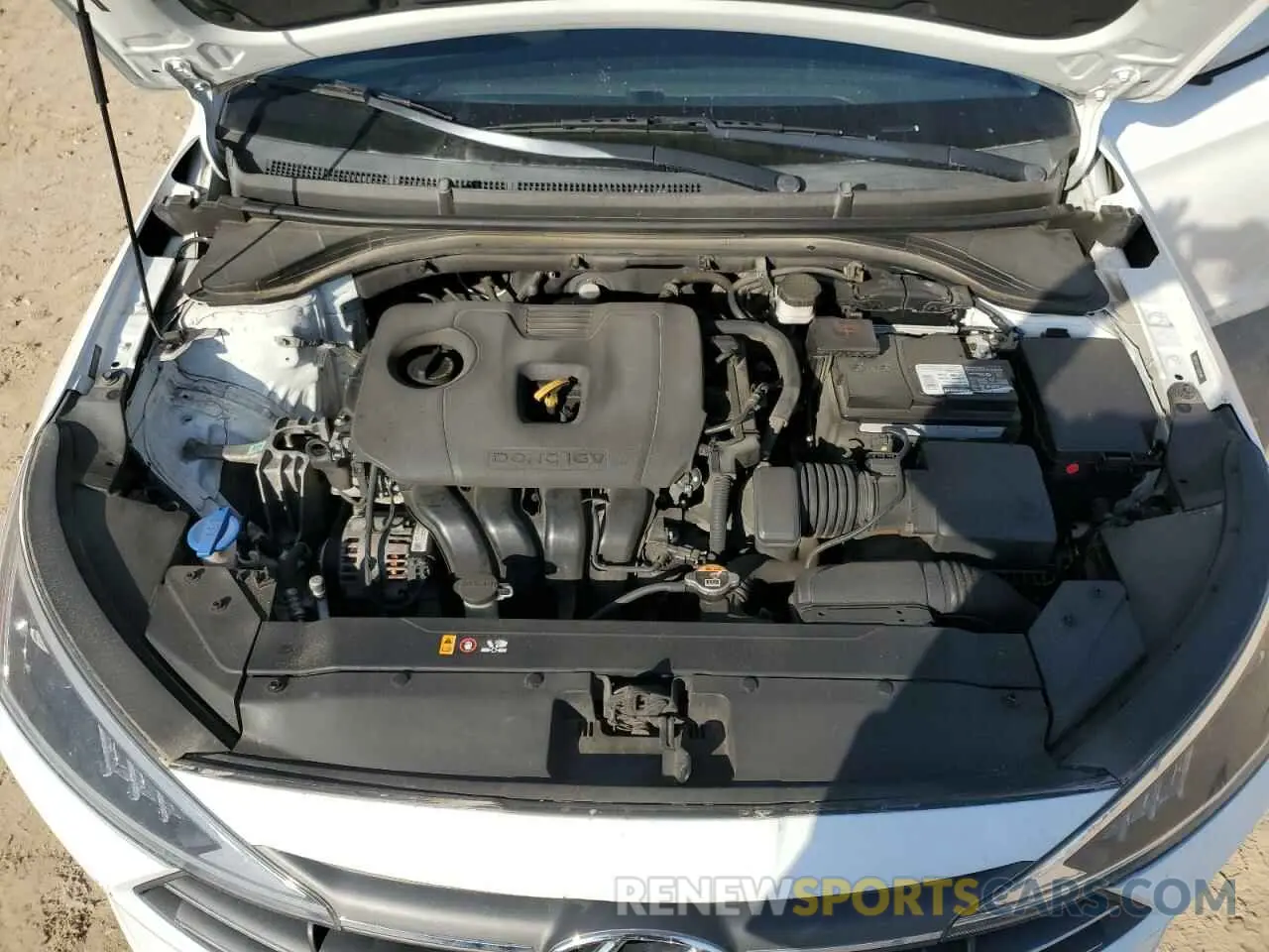 11 fotografías del automóvil dañado 5NPD84LFXLH629810 HYUNDAI ELANTRA 2020