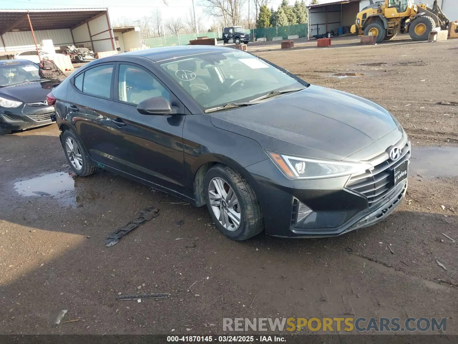 1 fotografías del automóvil dañado 5NPD84LFXLH630309 HYUNDAI ELANTRA 2020
