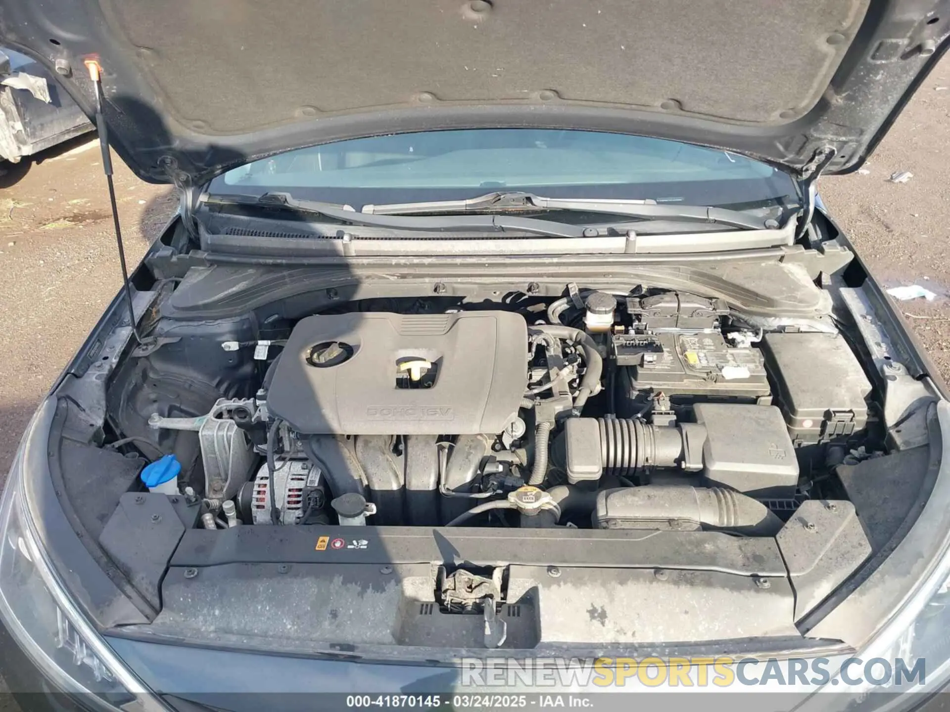 10 fotografías del automóvil dañado 5NPD84LFXLH630309 HYUNDAI ELANTRA 2020