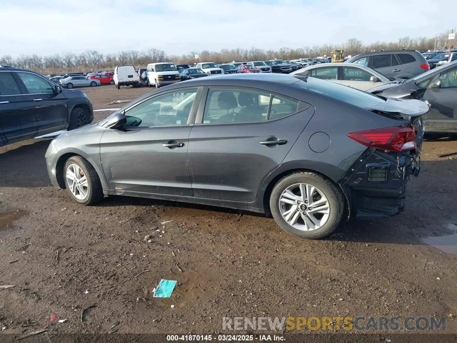 14 fotografías del automóvil dañado 5NPD84LFXLH630309 HYUNDAI ELANTRA 2020