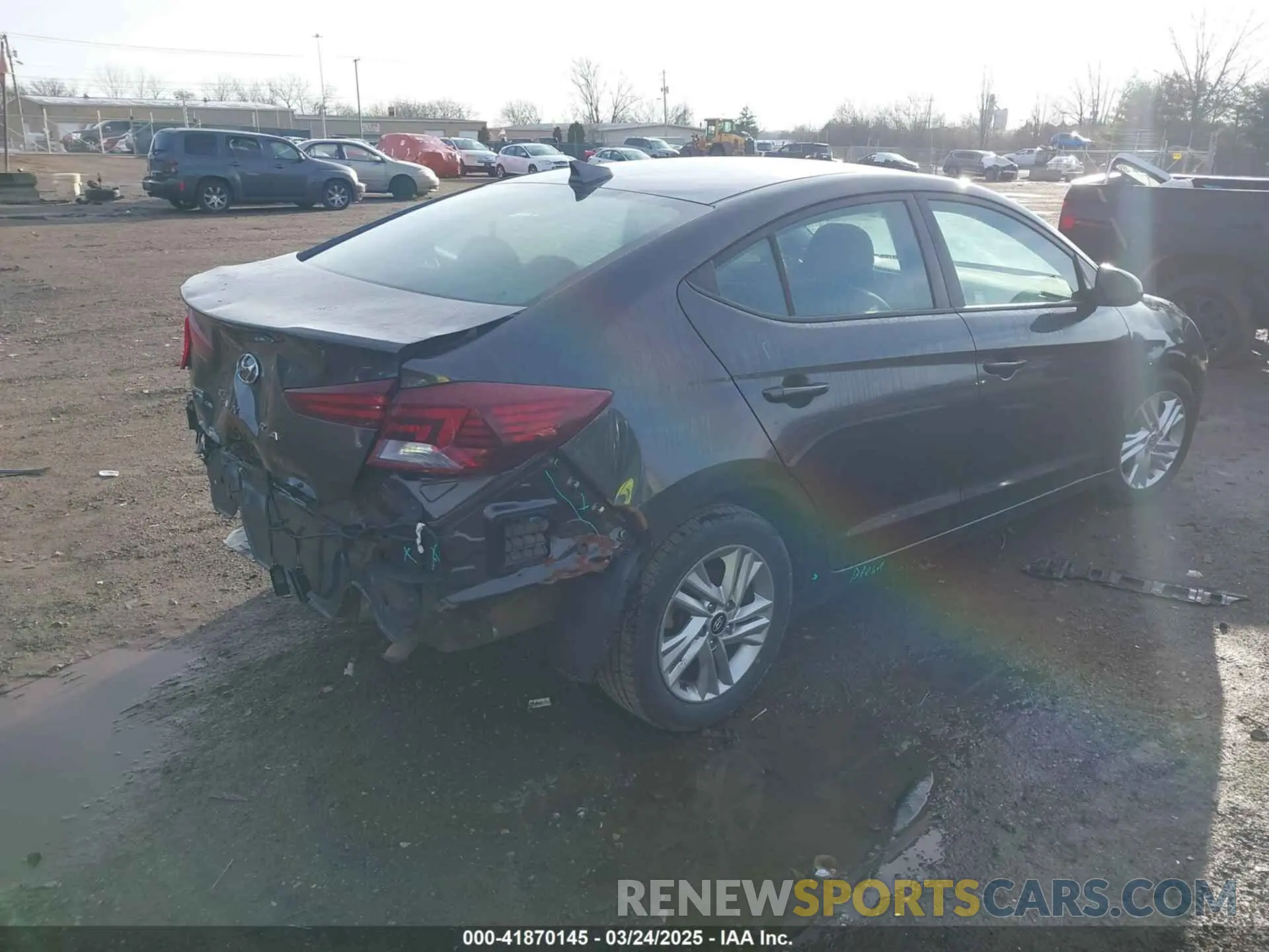 4 fotografías del automóvil dañado 5NPD84LFXLH630309 HYUNDAI ELANTRA 2020