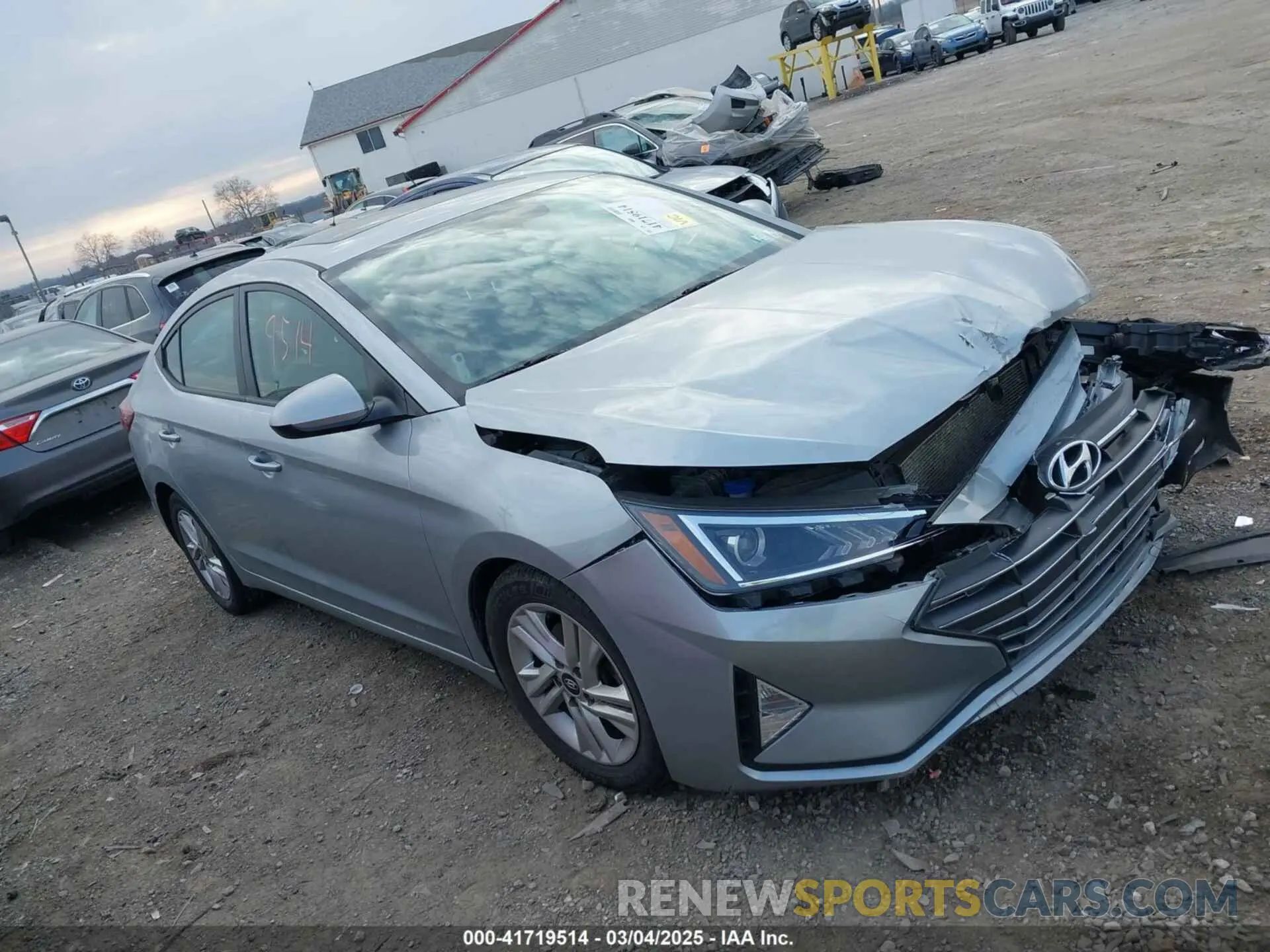 1 fotografías del automóvil dañado 5NPD84LFXLH631086 HYUNDAI ELANTRA 2020