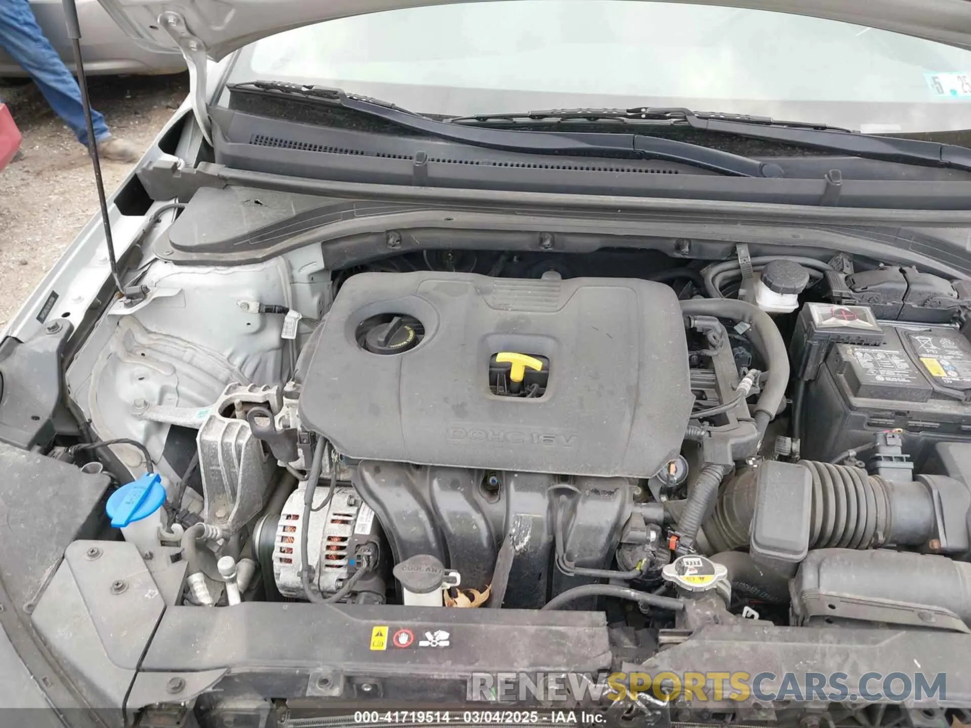 10 fotografías del automóvil dañado 5NPD84LFXLH631086 HYUNDAI ELANTRA 2020