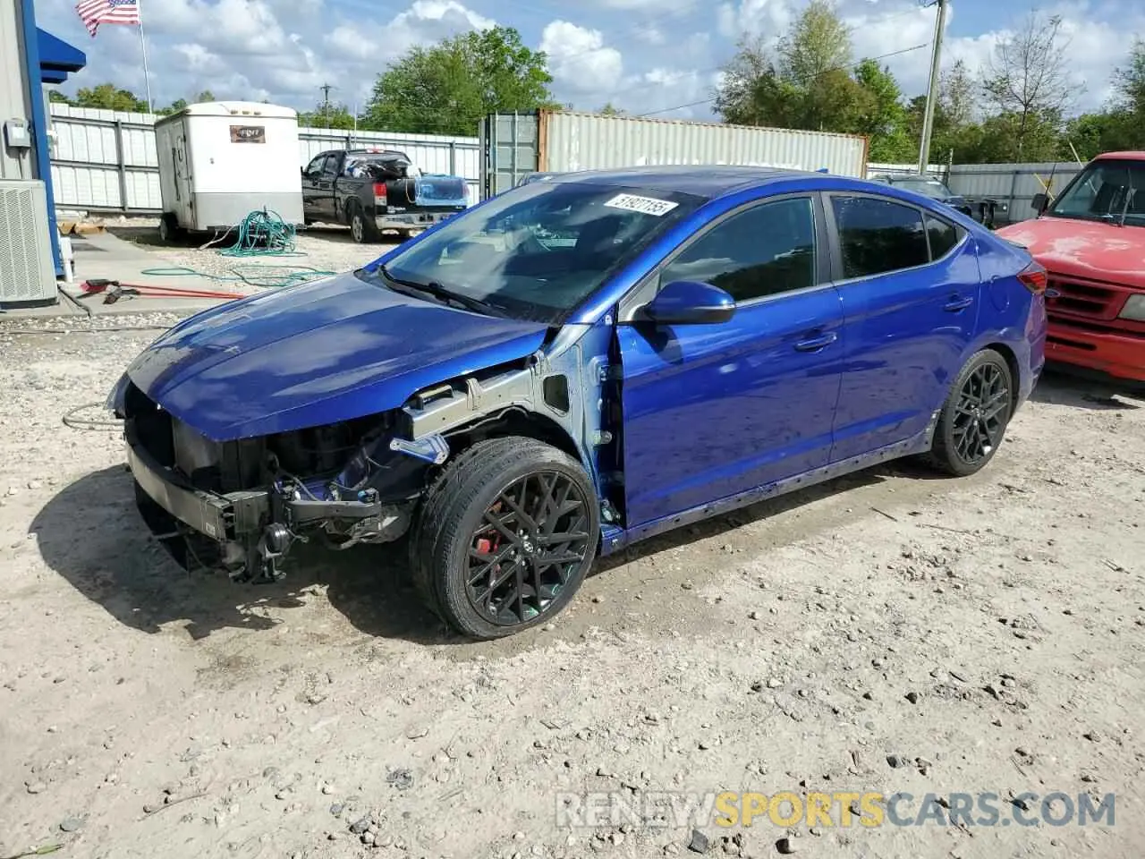 1 fotografías del automóvil dañado KMHD04LB0LU041212 HYUNDAI ELANTRA 2020