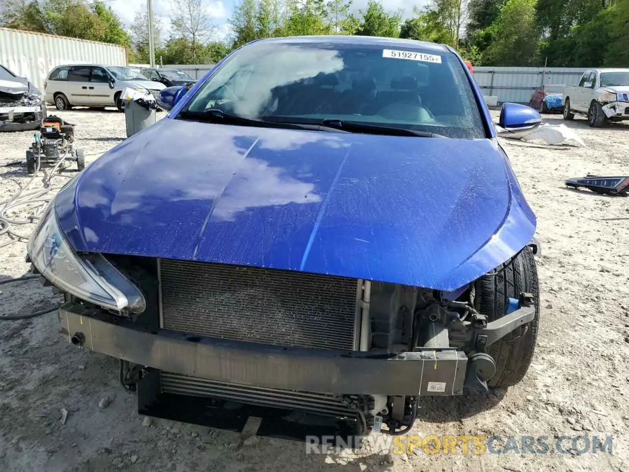 5 fotografías del automóvil dañado KMHD04LB0LU041212 HYUNDAI ELANTRA 2020