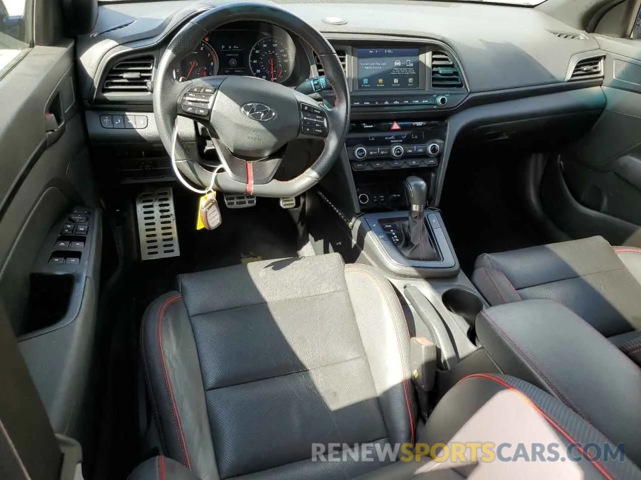 8 fotografías del automóvil dañado KMHD04LB0LU041212 HYUNDAI ELANTRA 2020