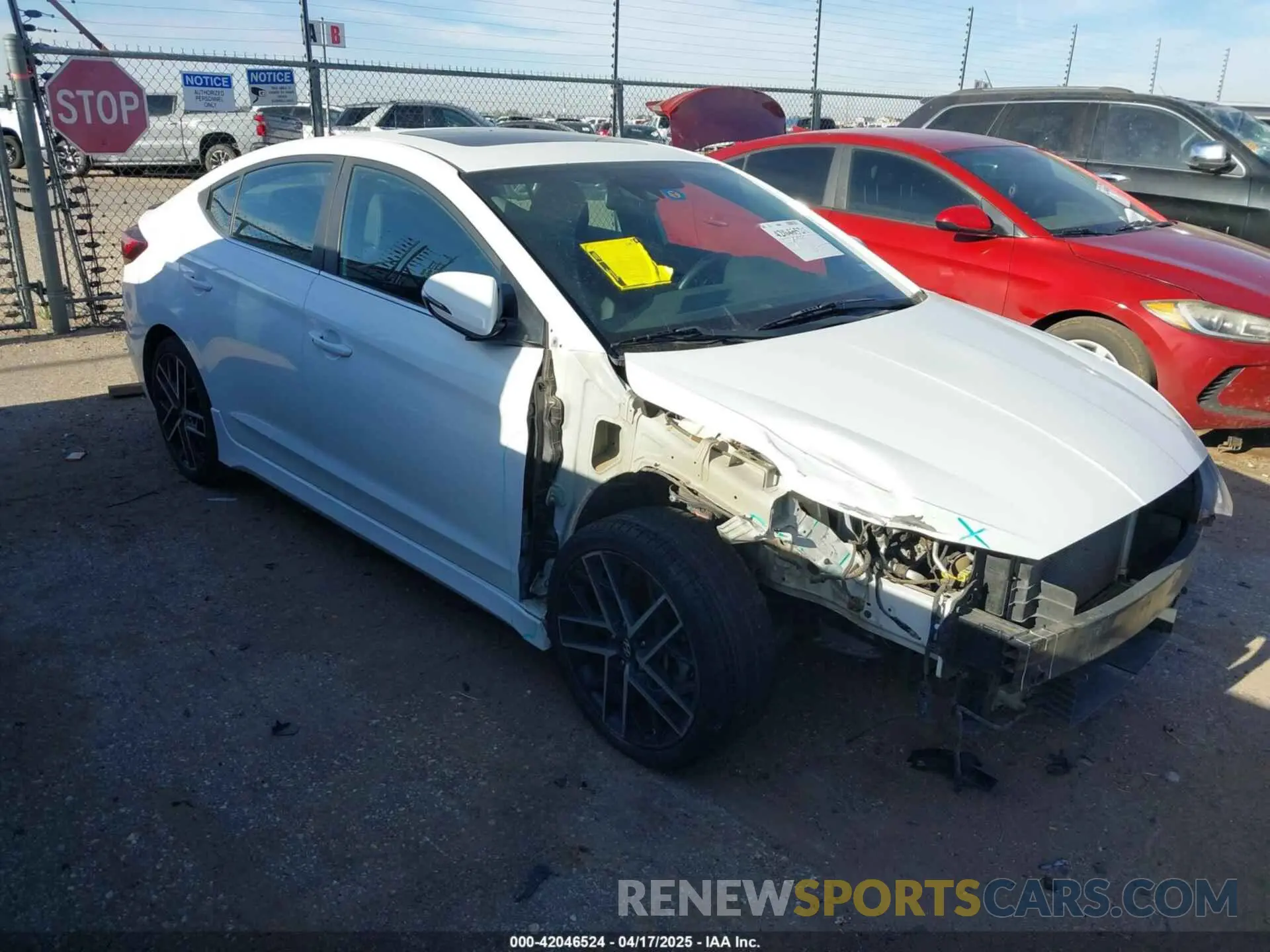 1 fotografías del automóvil dañado KMHD04LB5LU961269 HYUNDAI ELANTRA 2020