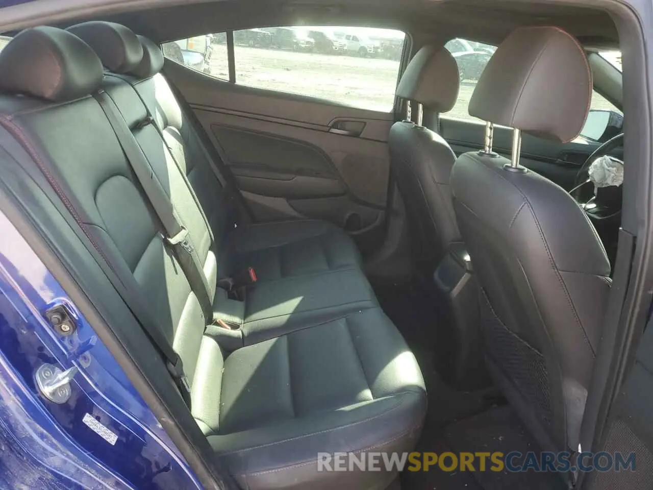 10 fotografías del automóvil dañado KMHD04LBXLU988287 HYUNDAI ELANTRA 2020