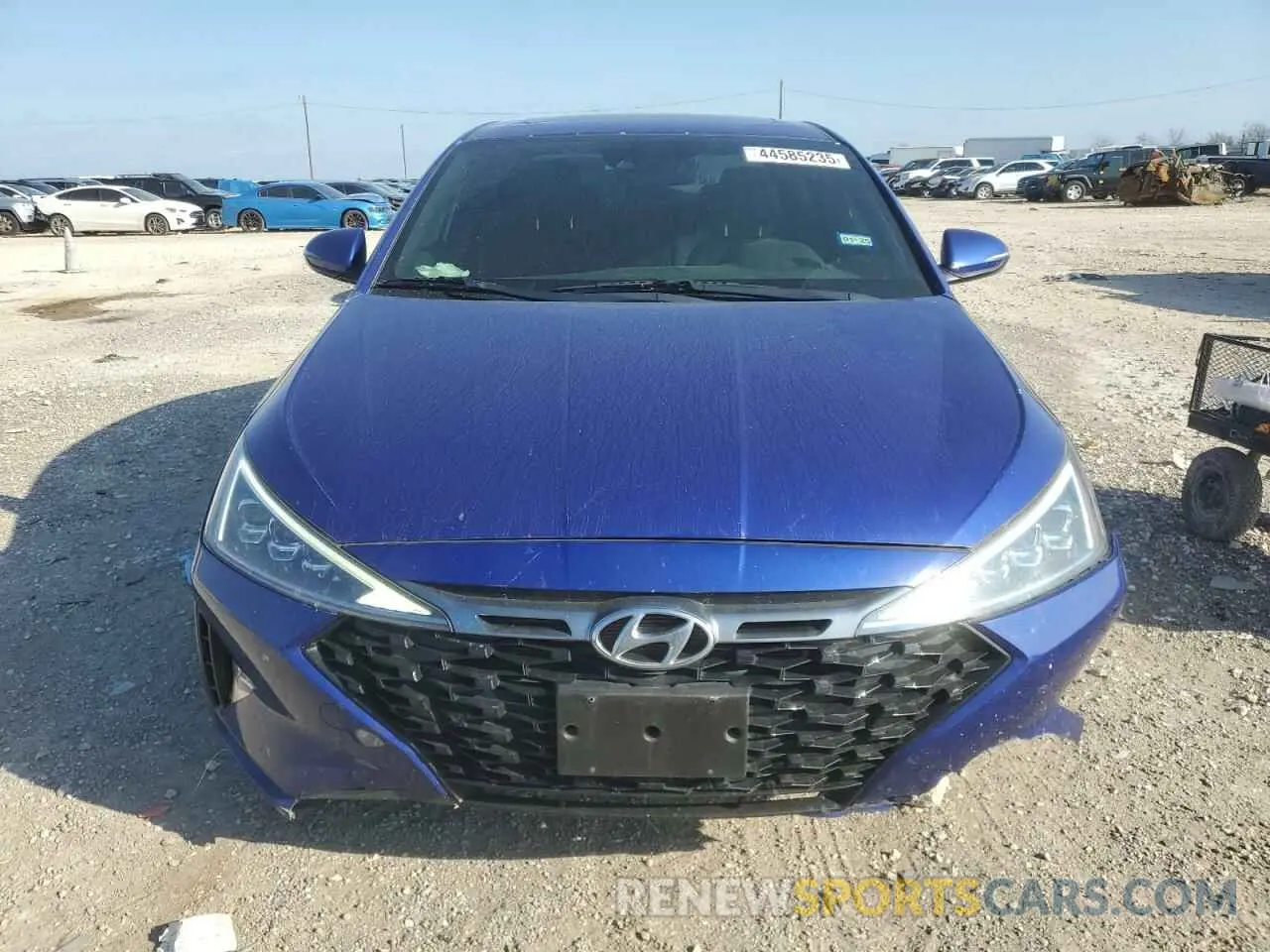 5 fotografías del automóvil dañado KMHD04LBXLU988287 HYUNDAI ELANTRA 2020