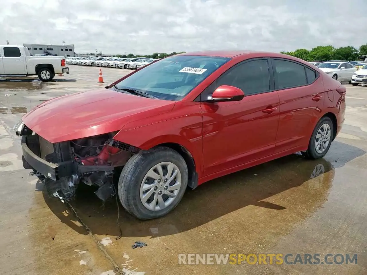 1 fotografías del automóvil dañado KMHD74LF0LU092000 HYUNDAI ELANTRA 2020