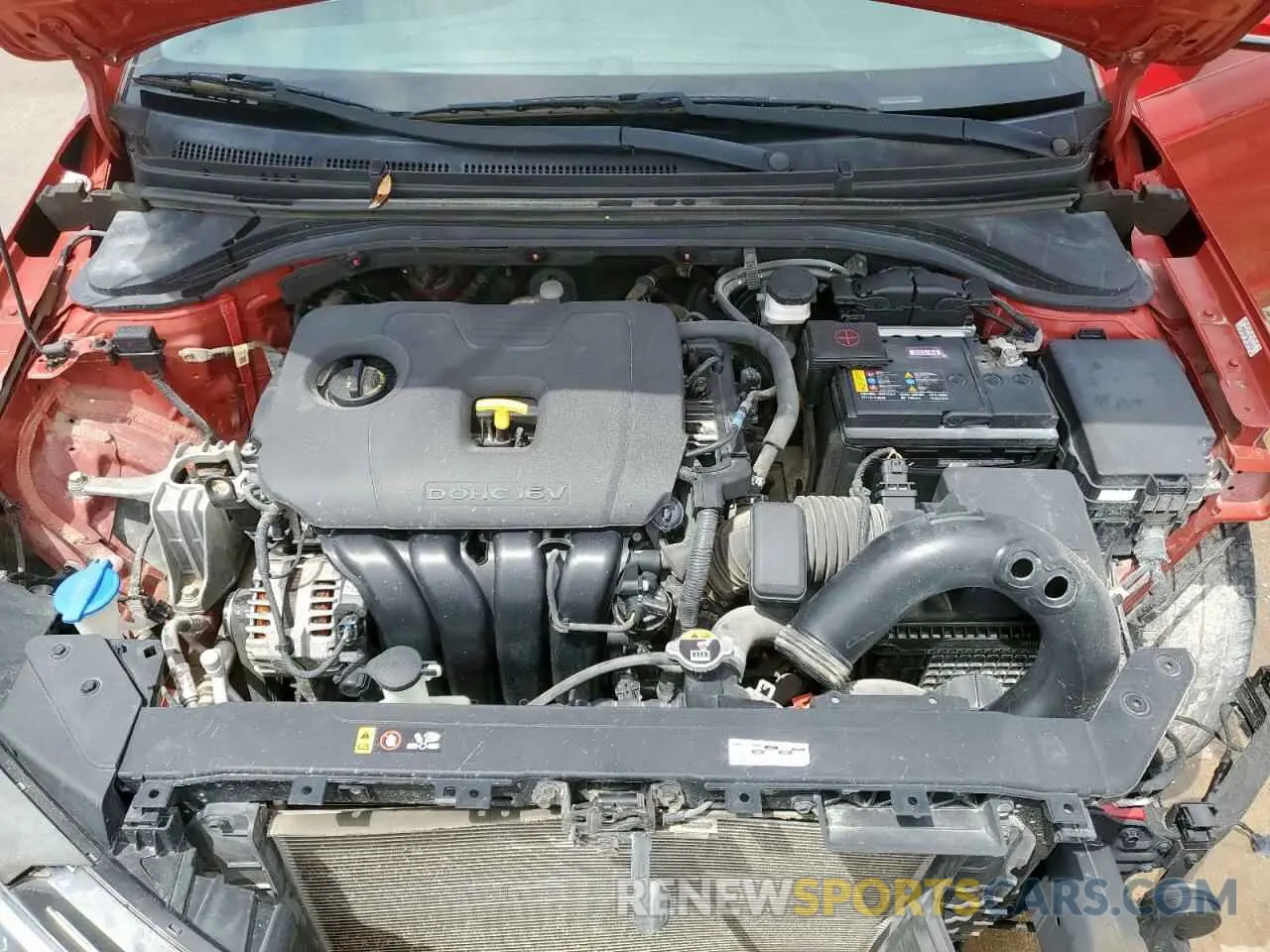 11 fotografías del automóvil dañado KMHD74LF0LU092000 HYUNDAI ELANTRA 2020