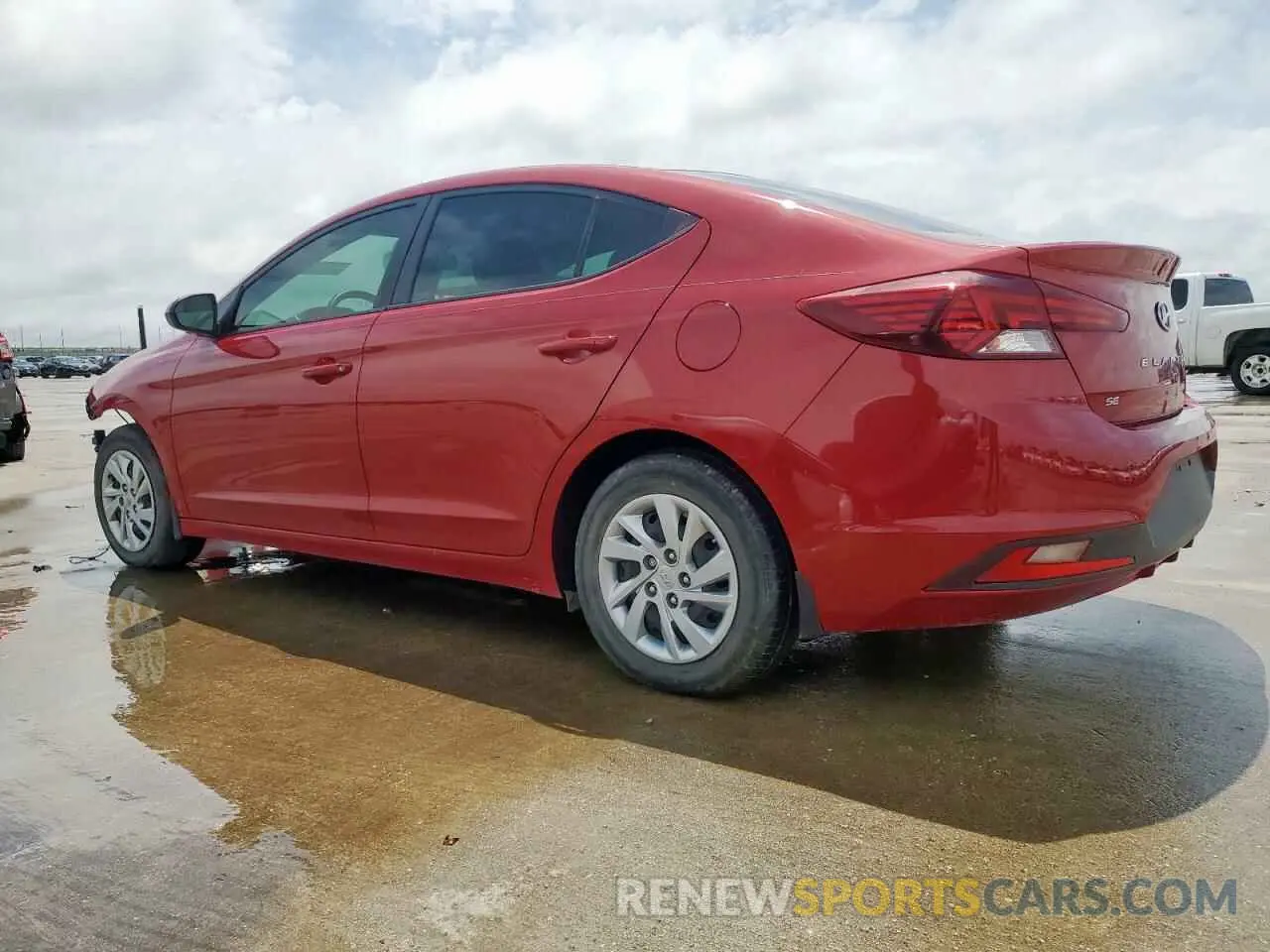 2 fotografías del automóvil dañado KMHD74LF0LU092000 HYUNDAI ELANTRA 2020