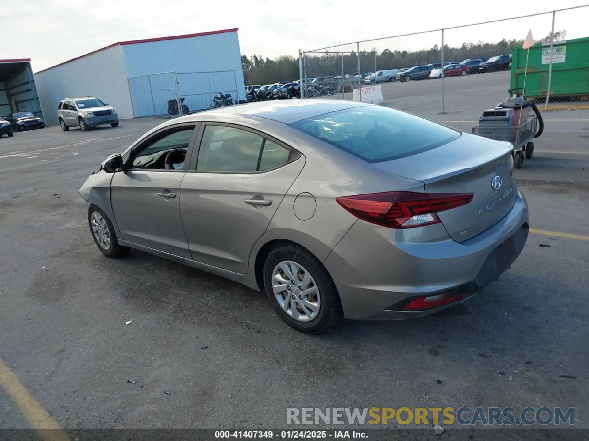3 fotografías del automóvil dañado KMHD74LF0LU915539 HYUNDAI ELANTRA 2020
