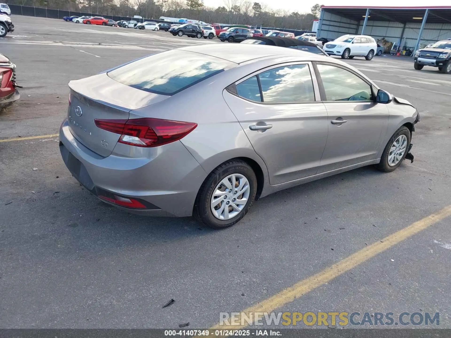 4 fotografías del automóvil dañado KMHD74LF0LU915539 HYUNDAI ELANTRA 2020