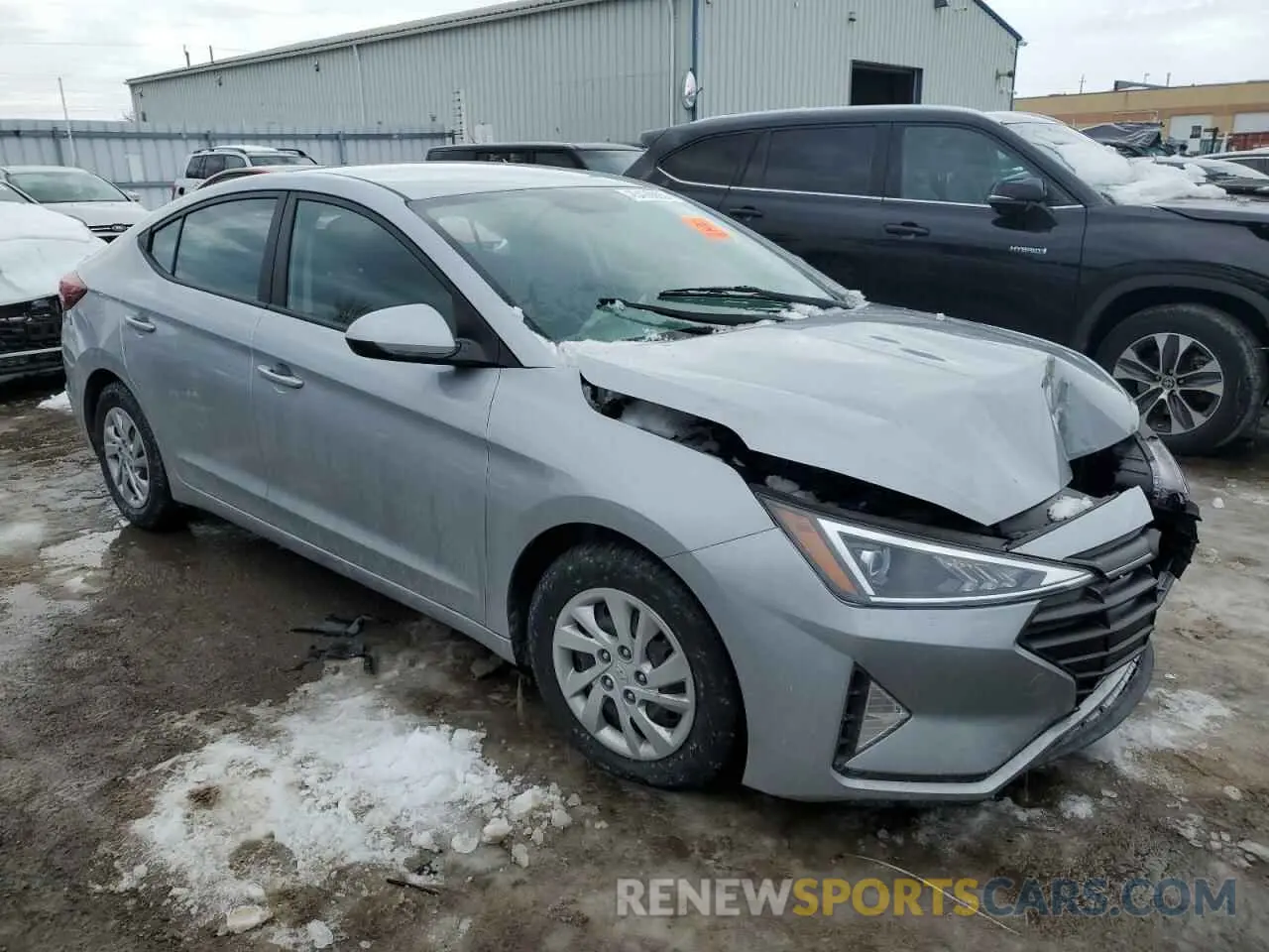 4 fotografías del automóvil dañado KMHD74LF1LU086030 HYUNDAI ELANTRA 2020