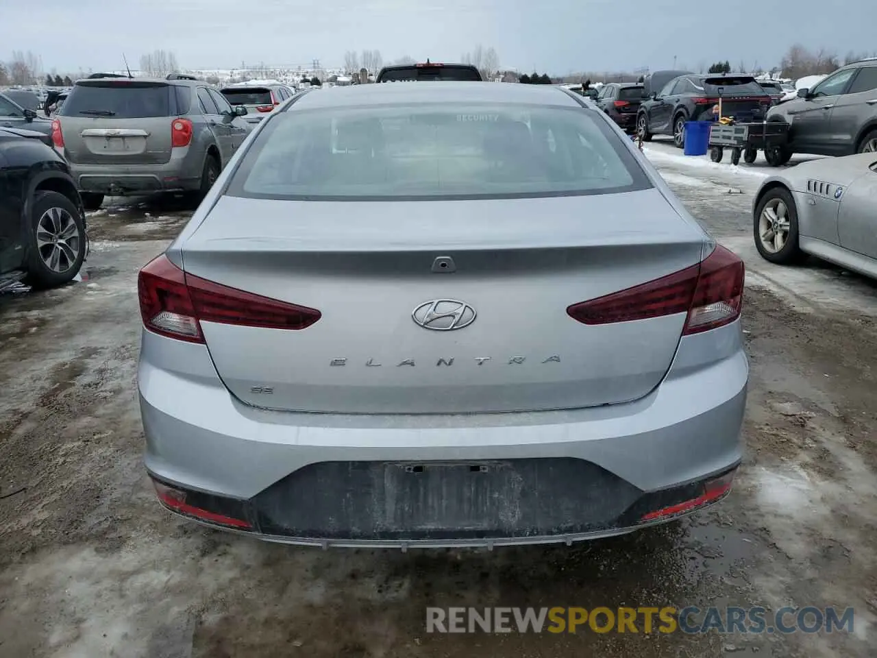 6 fotografías del automóvil dañado KMHD74LF1LU086030 HYUNDAI ELANTRA 2020