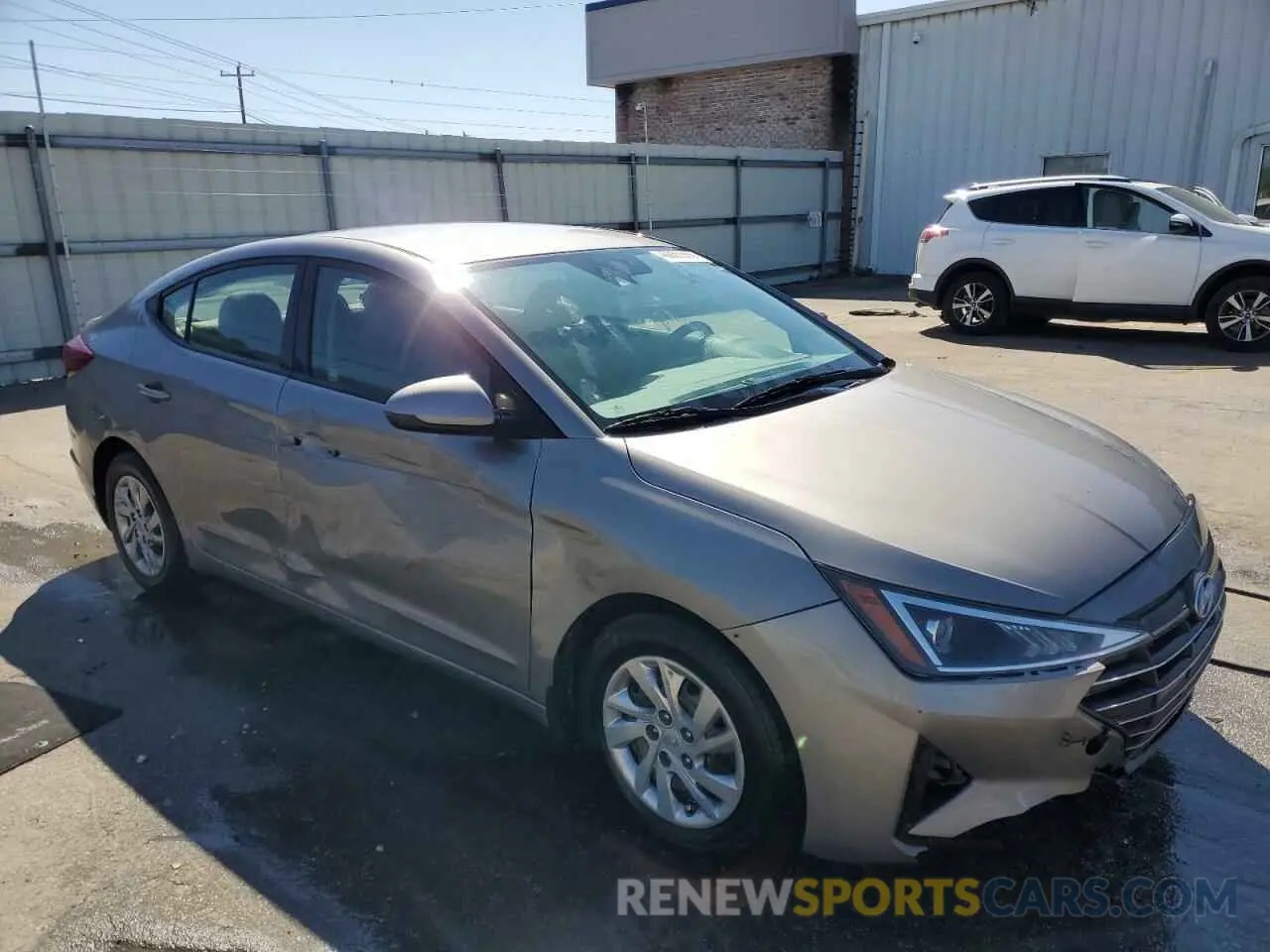 4 fotografías del automóvil dañado KMHD74LF1LU902654 HYUNDAI ELANTRA 2020
