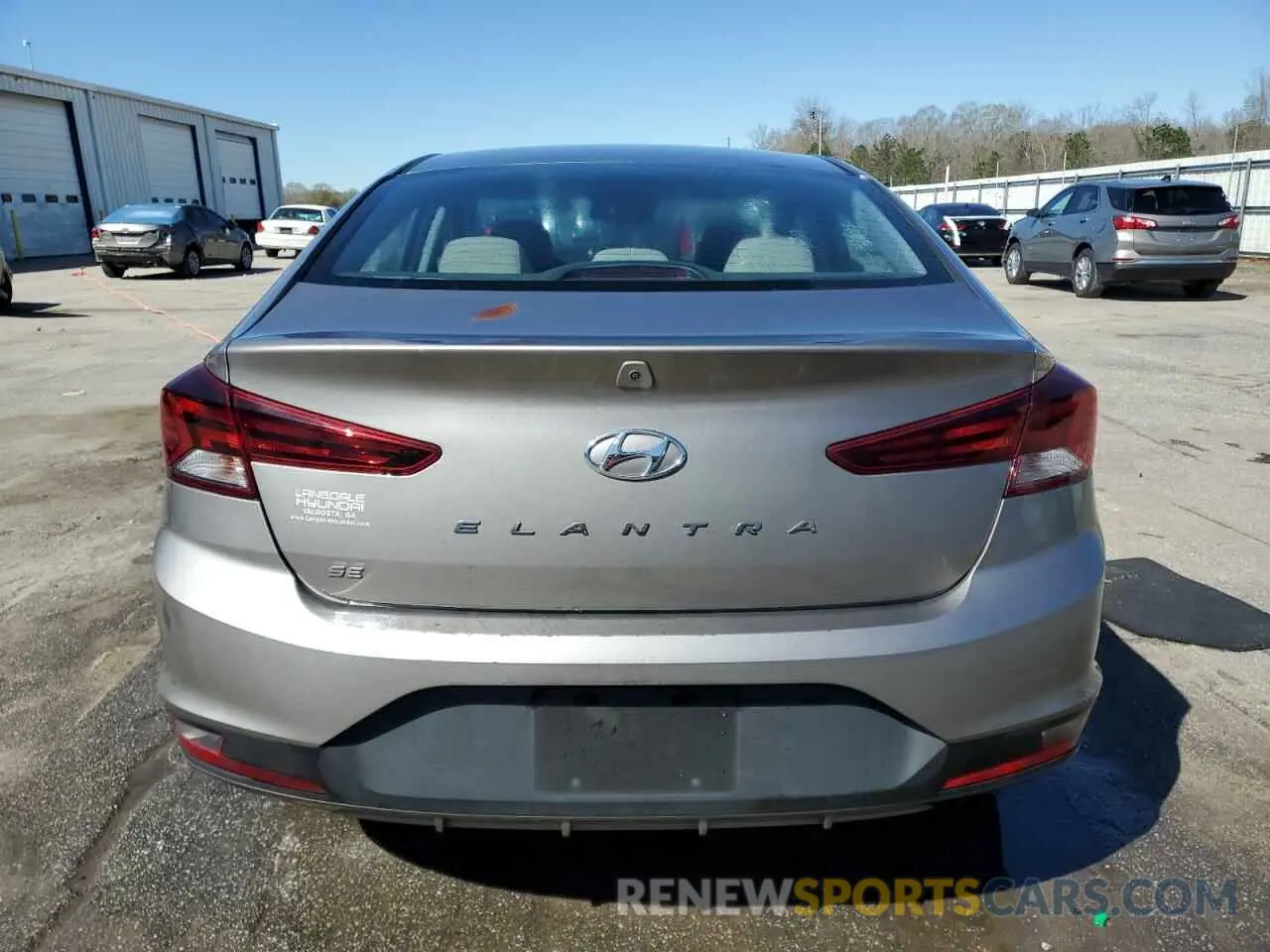 6 fotografías del automóvil dañado KMHD74LF1LU902654 HYUNDAI ELANTRA 2020