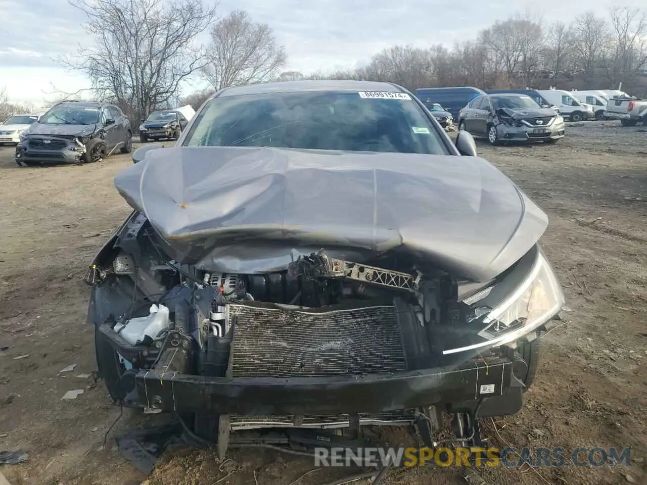 5 fotografías del automóvil dañado KMHD74LF1LU939848 HYUNDAI ELANTRA 2020
