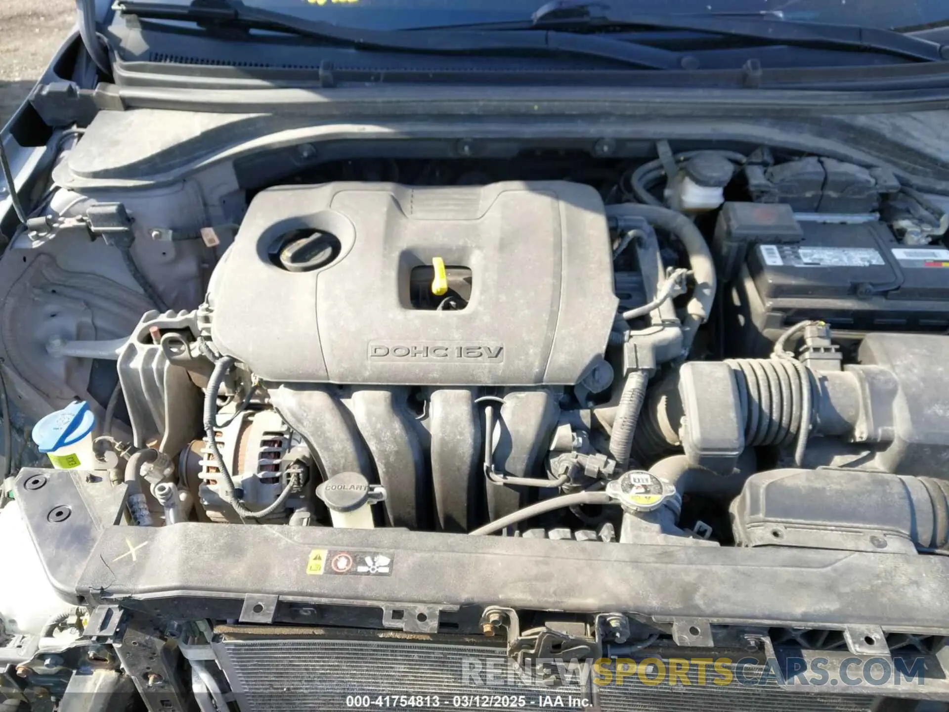 10 fotografías del automóvil dañado KMHD74LF1LU984434 HYUNDAI ELANTRA 2020