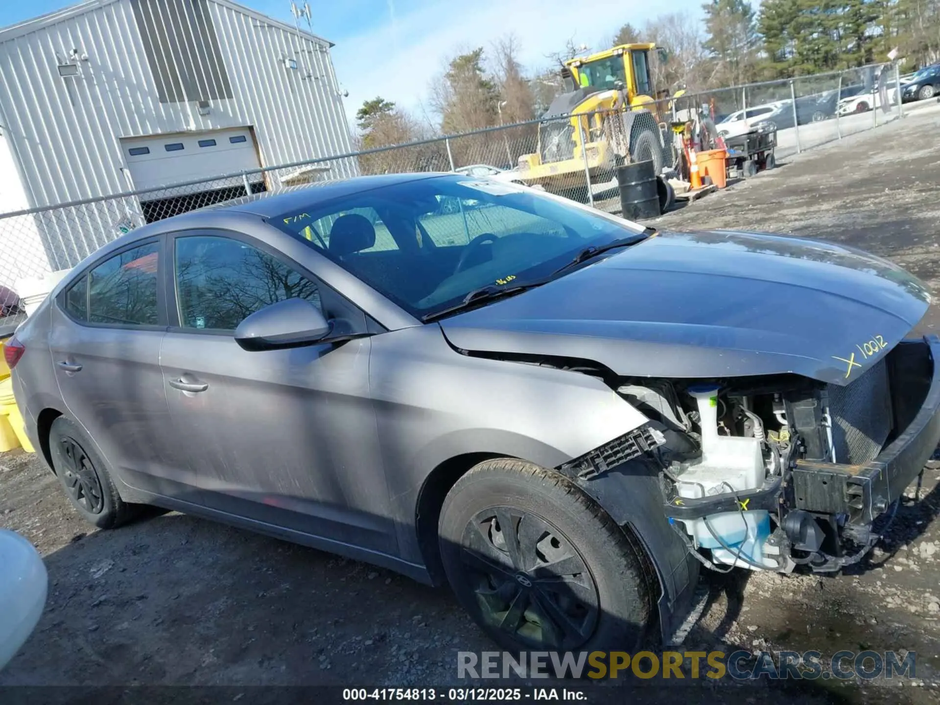 13 fotografías del automóvil dañado KMHD74LF1LU984434 HYUNDAI ELANTRA 2020