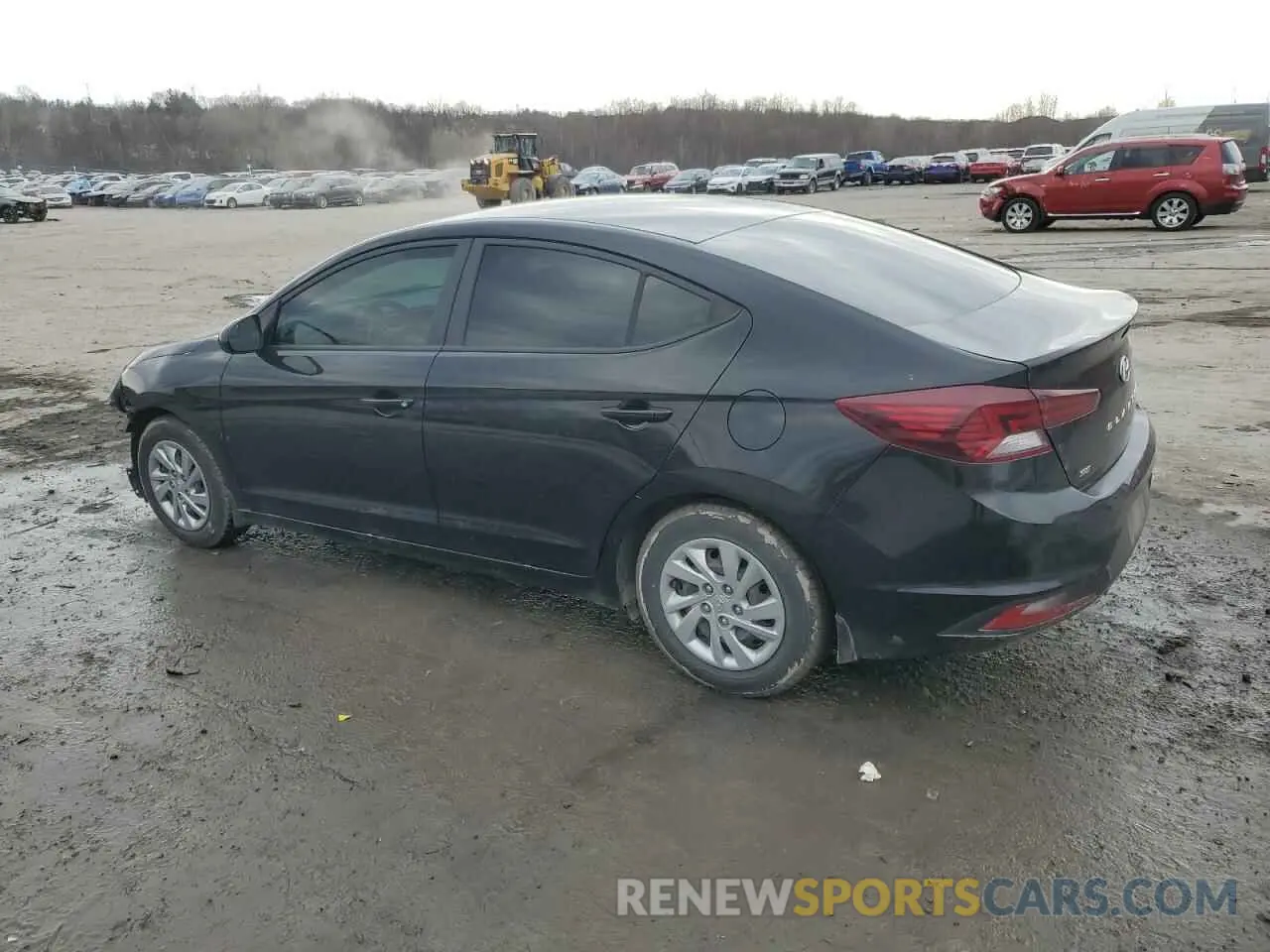 2 fotografías del automóvil dañado KMHD74LF3LU020661 HYUNDAI ELANTRA 2020