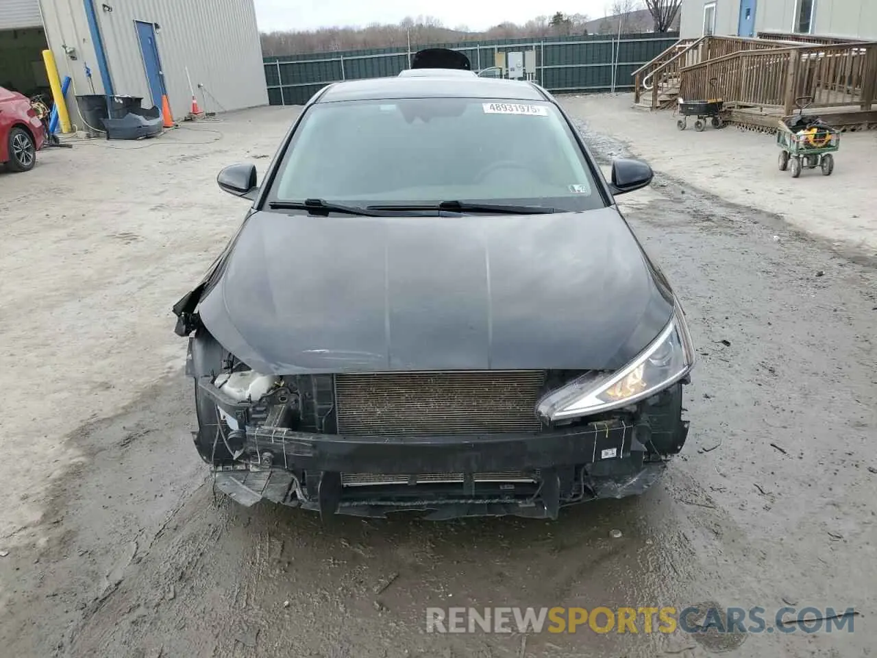 5 fotografías del automóvil dañado KMHD74LF3LU020661 HYUNDAI ELANTRA 2020