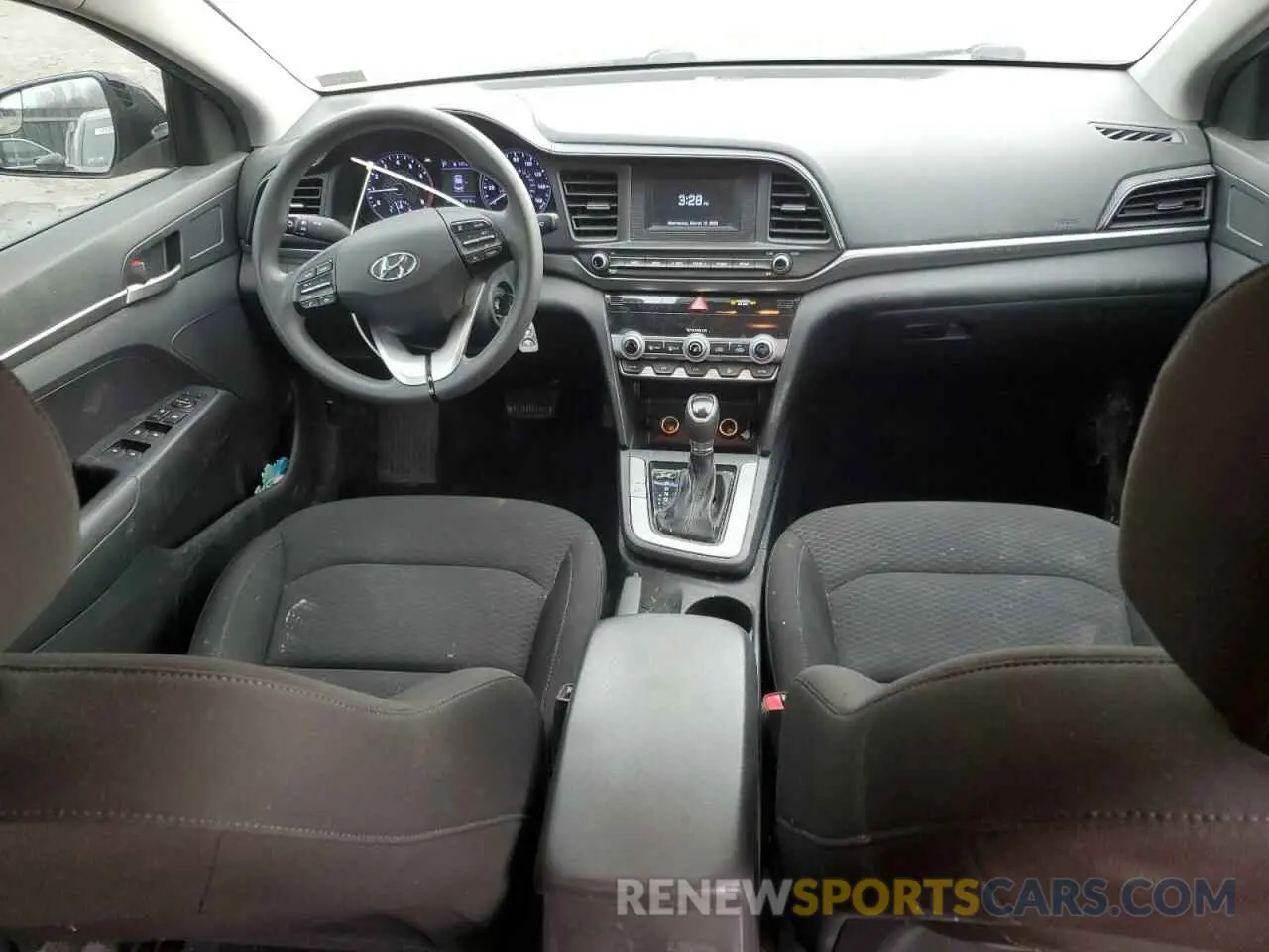 8 fotografías del automóvil dañado KMHD74LF3LU020661 HYUNDAI ELANTRA 2020