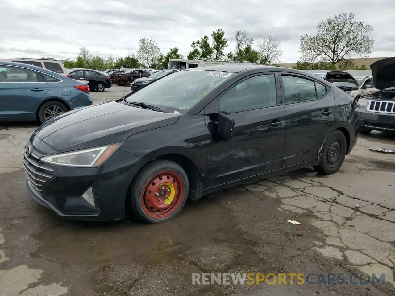 1 fotografías del automóvil dañado KMHD74LF3LU897117 HYUNDAI ELANTRA 2020